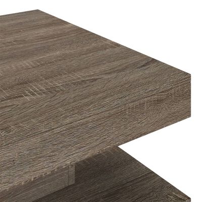 vidaXL Sohvapöytä harmaa 60x60x35 cm MDF
