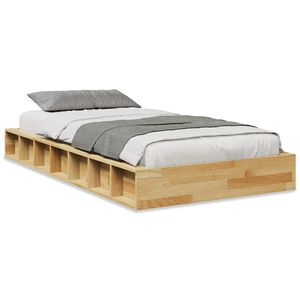 vidaXL S&auml;ngynrunko ilman patjaa 100x200 cm massiivipuutammea