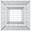 vidaXL Gabion Kohotettu Peti Hopea 50 x 50 x 80 cm Galvanoitu ter&auml;s