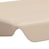 vidaXL Vaihtokatos puutarhakeinuun beige 150/130x105/70 cm