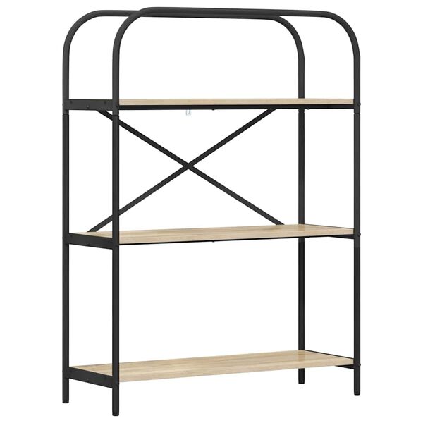 vidaXL Kirjahylly Sonoman tammi 80 x 30 x 109 cm Tekninen puu