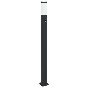 vidaXL Pollarivalaisin sensorilla 110 cm musta IP44