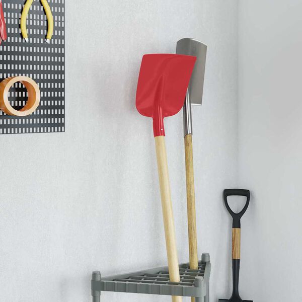 vidaXL Lapio P&auml;&auml; 4 pcs Punainen 32 x 24,5 cm Jauhemaalattu Ter&auml;s