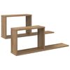 vidaXL Kelluvat hyllyt 2 kpl Artisaanitammi 80 x 15 x 30 cm