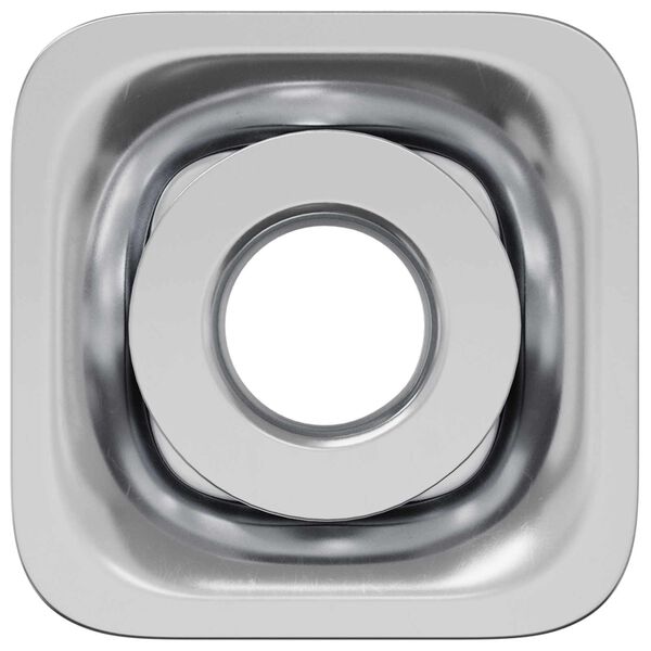 vidaXL Kierteinen putken lis&auml;osa 1818 pcs Mustaa ja hopeaa