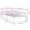 vidaXL Sänky kirjahyllyllä ei patjaa valkoinen 90x200 cm täysi mänty