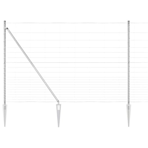 vidaXL Aitalatu Galvanoitu 25 x 1,6 m Teräs