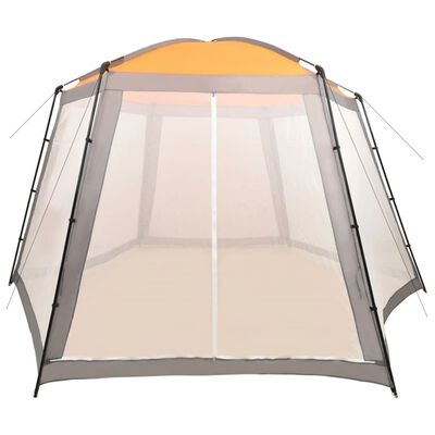 vidaXL Uima-altaan teltta kangas 500x433x250 cm harmaa