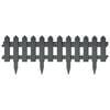 vidaXL Nurmikonreunukset 25 kpl antrasiitti 10 m PP