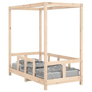 vidaXL Lasten s&auml;ngynrunko 70x140 cm t&auml;ysi m&auml;nty
