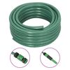 vidaXL Puutarhaletku liitinsarjalla vihre&auml; 0,5" 10 m PVC
