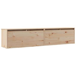 vidaXL Sein&auml;kaapit 2 kpl 80x30x35 cm t&auml;ysi m&auml;nty