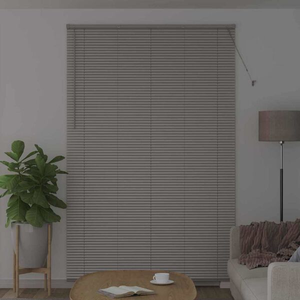 vidaXL Venetsialaiset Verhot Hopea 220x150cm Alumiini