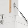 vidaXL Säilytyslaatikko valkoinen 110x50x45,5 cm täysi mänty