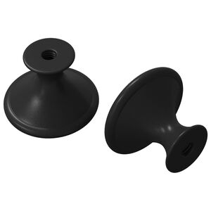 vidaXL Kahva 2 kpl Musta &Oslash;30 mm Alumiini