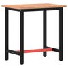vidaXL Ty&ouml;penkki 80x55x81,5 cm t&auml;ysi py&ouml;kki ja metalli
