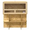 vidaXL Terrarium Ruskea 80 x 40 x 90 cm OSB