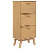 vidaXL Kenk&auml;kaappi OLDEN ruskea 55x35x120 cm t&auml;ysi m&auml;nty