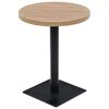 vidaXL Bistrop&ouml;yt&auml; MDF ja ter&auml;s py&ouml;re&auml; 60x75 cm tammenv&auml;rinen