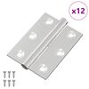 vidaXL Sarana 12 pcs Hopea 50 x 38 x 1,3 mm Ter&auml;s