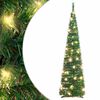 vidaXL Pop-up tekojoulukuusi 50 LED-valoa vihre&auml; 120 cm