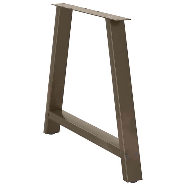 vidaXL Ruokap&ouml;yd&auml;n jalat A-muotoiset 2 kpl 90x(72-73) cm ter&auml;s