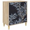vidaXL Laukkaava DOKKUM Sininen saniainenkuvio 66 x 36,5 x 75 cm