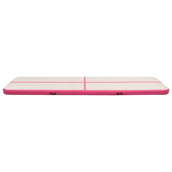vidaXL T&auml;ytett&auml;v&auml; voimistelumatto pumpulla 700x100x20 cm PVC pinkki