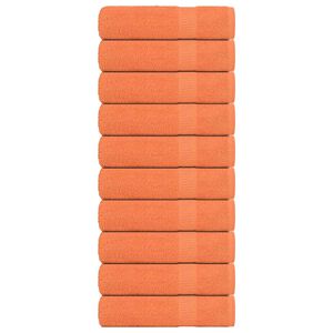 vidaXL Kylpypyyhkeet FROGN 10 kpl oranssi 100x150 cm 360 gsm