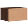 vidaXL Tulostinteline ruskea tammi 40x32x22,5 cm tekninen puu