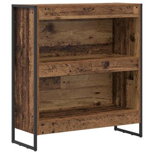 vidaXL Kirjahylly 80 x 30 x 86,5 cm Tekninen puu Vanha Puu