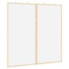 vidaXL Ilmoitustaulu 80 x 80 x 1.4 cm T&auml;ysi m&auml;nty Valkoinen Taitettava