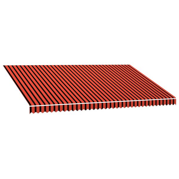 vidaXL Markiisikangas oranssi ja ruskea 500x300 cm