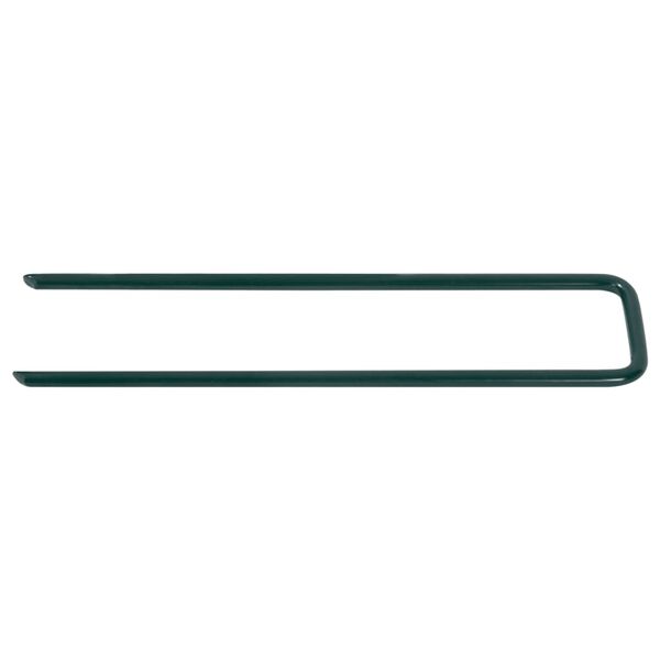 vidaXL Keinonurmen naulat 100 kpl U-muoto rauta