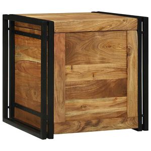 vidaXL S&auml;ilytyslaatikko 50 x 50 x 50 cm Tihe&auml; akasiapuu