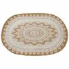vidaXL Alue matot Luonnollinen valkoisella painatuksella 122 x 183 cm