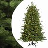 vidaXL Salkomallinen tekoinen joulukuusi 120 cm 150 LEDi&auml;