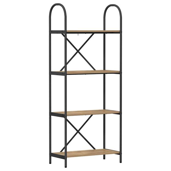 vidaXL Kirjahylly Artisan tammi 60 x 30 x 146 cm Tekninen puu