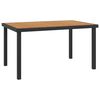 vidaXL Puutarhap&ouml;yt&auml; ruskea 140x90x74,5 cm alumiini ja WPC