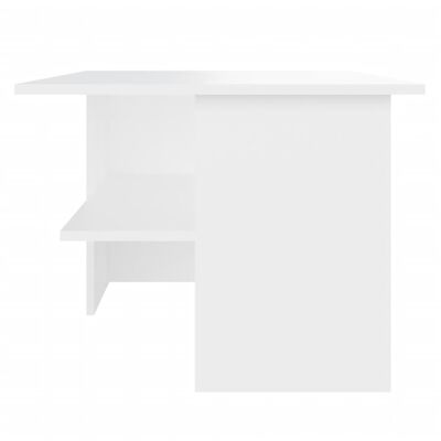 vidaXL Sohvapöytä valkoinen 90x60x46,5 cm lastulevy