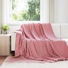 vidaXL Heittoviltti Pinkki 270 x 240 cm Fleese