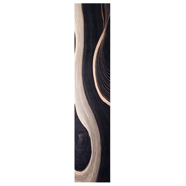 vidaXL Keitti&ouml;matto Musta 300 x 60 cm Sametti