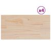 vidaXL P&ouml;yt&auml;levyt 4 kpl 90x45x1,7 cm suorakaide t&auml;ysi m&auml;nty