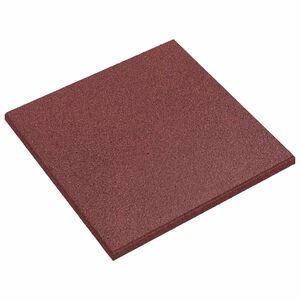 vidaXL Pudotussuojauslaatat 6 kpl Punainen 50 x 50 cm Kumi
