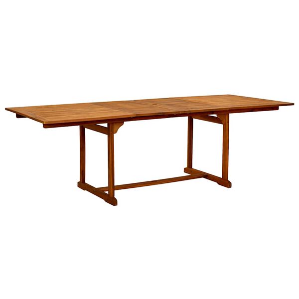 vidaXL 7-osainen Ulkoruokailuryhm&auml; t&auml;ysi akasiapuu ja textilene