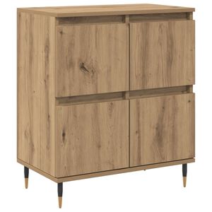 vidaXL Sivup&ouml;yt&auml; Artisan tammi 60 x 35 x 70 cm