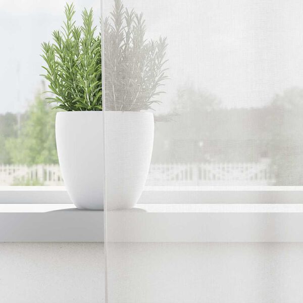 vidaXL Voileeverhot tangotaskuilla 2 kpl valkoinen