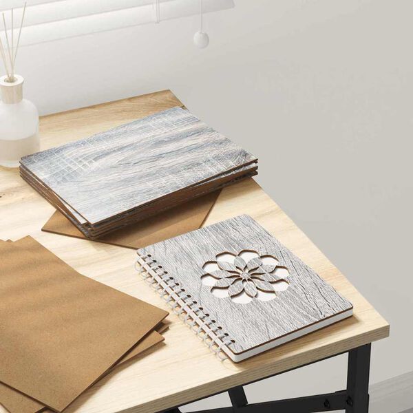 vidaXL Dekoripaneelit 150 pcs Harmaa Sonoma 15 x 21 x 0.27 cm