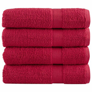 vidaXL Premium Pyyhkeet SOLUND 4 kpl vihre&auml; 100x150 cm 600 gsm