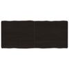 vidaXL P&ouml;yt&auml;levy ruskea 140x60x(2-6)cm k&auml;sitelty t&auml;ystammi el&auml;v&auml; reuna